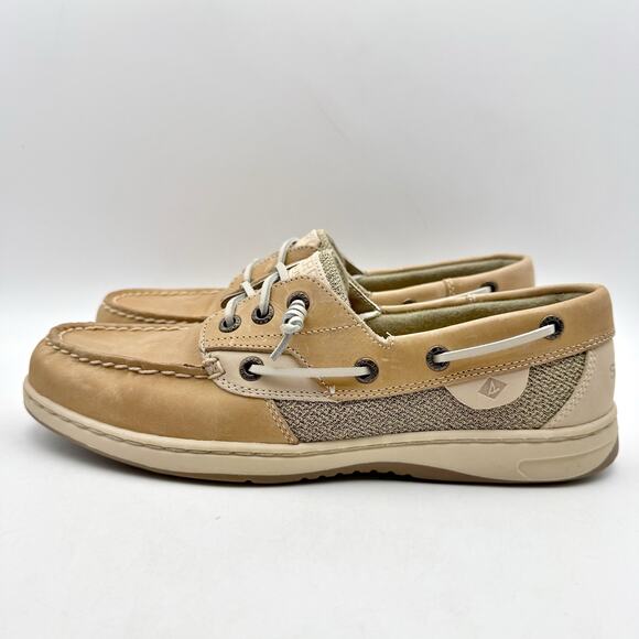 Sperry Womens Rosefish Boat Shoes US 8.5 EU 39.5 Brown Cognac Nubuck Leather NIB - Picture 8 of 13